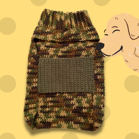 Camo Dog Sweater - Picture 3 of 7